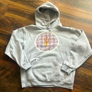Great condition ASU grey hoodie size medium